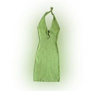 Y2K Summer Halter Dress
